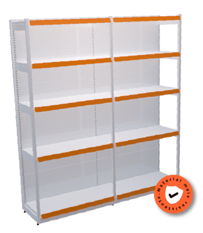 Gôndola Monttari com material resistente